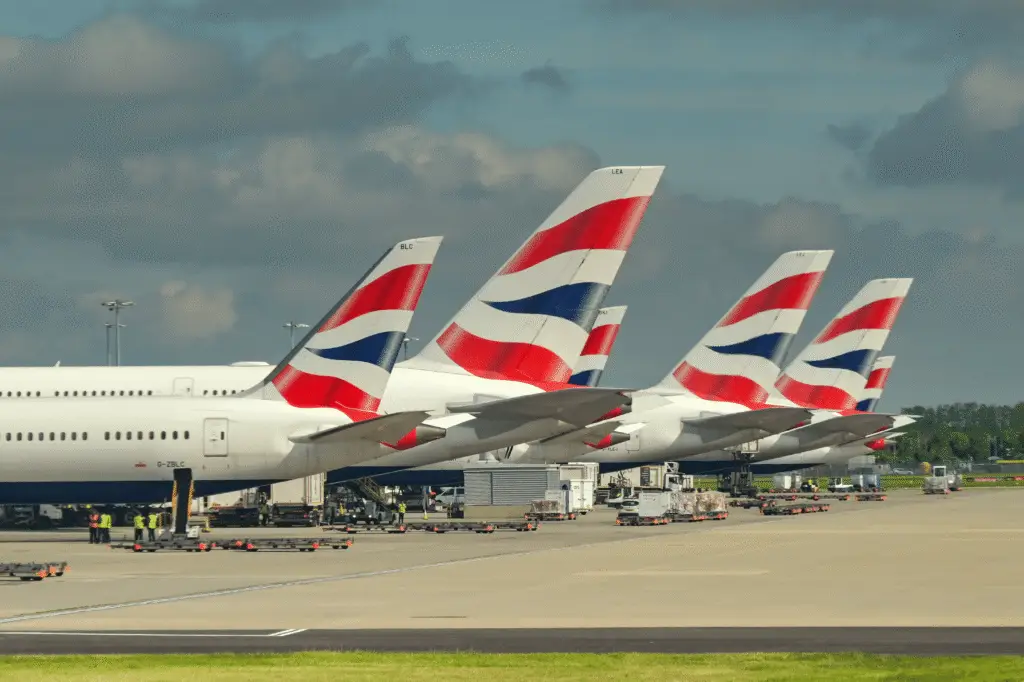 Windsor executive taxi outside Terminal 5 at Heathrow Airport